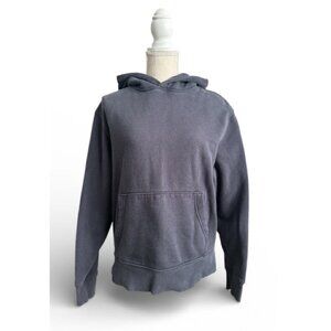 Old Navy Oversized Washed Black Hoodie – Size S Vintage Wash-Navy Blue